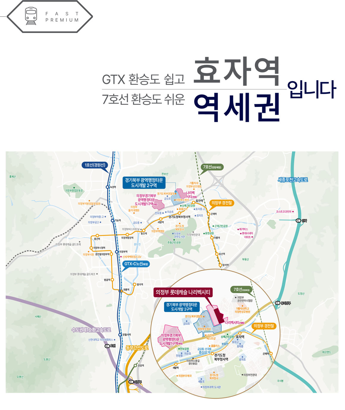 의정부 롯데캐슬 나리벡시티 입지환경